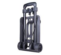 Fafeicy Chariot à Bagages Pliable 50kg | Structure en ABS et fer, Barre de traction 88.9cm, Roues silencieuses, Idéal pour aéroport et voyage