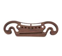 Fafeicy Chevalet en Bois de Rose pour Guitare Acoustique, Forme Moustache | En Palissandre Massif, Surface Lisse, Projection Sonore équilibrée, Remplacement Direct pour Guitare folk.