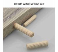 Fafeicy Chevilles en Bois Ondulées 100pcs à Bord en Bois forgé pour Module de Meubles de Garde-robe, Fournitures de Traitement du (10 mm x 50 mm)