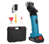 Fafeicy Cisaille à Mouton au Lithium-ion à 6 Vitesses et 9 Dents, Tondeuse à Laine, Poignées Ergonomiques pour Utilisation à la Ferme et dans les Pâturages Familiaux (Prise UE et 1 batterie)