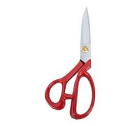 Fafeicy Ciseaux de Couture Fil Snips en Acier Inoxydable Ciste de Tailleur avec des Ciseaux de Tissu de Poignée Ergonomique pour le Bureau de L'artisanat de (Poignée rouge 11 pouces)