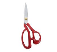 Fafeicy Ciseaux de Couture Fil Snips en Acier Inoxydable Ciste de Tailleur avec des Ciseaux de Tissu de Poignée Ergonomique pour le Bureau de L'artisanat de (Poignée rouge 9 pouces)