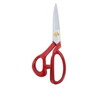 Fafeicy Ciseaux de Couture Fil Snips en Acier Inoxydable Ciste de Tailleur avec des Ciseaux de Tissu de Poignée Ergonomique pour le Bureau de L'artisanat de (Poignée rouge 10 pouces)