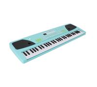 Fafeicy Clavier de Piano Numérique électronique 61 Touches avec Microphone, Piano éducatif Rechargeable par USB pour Enfants, 16 Tonalités, 10 Rythmes, Enregistrement et Lecture, Deux
