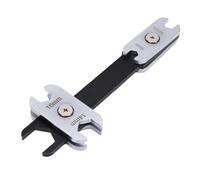 Fafeicy Clé Universelle Métrique 8 en 1, clé Réglable Multi-tailles, Mécanisme de Rotation à 360° avec 8 Spécifications 8/10/12/13/14/16/17/19 Mm, pour L'entretien des Réparations dans