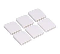 Fafeicy Clips d'arrêt de Rideau en ABS Auto-adhésifs, 6 Pièces, Clips de Support de Rideau de Douche -Vent pour Salle de Bain