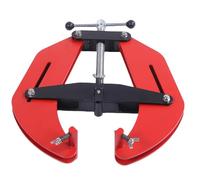 Fafeicy Collier de Serrage en Acier Léger de 11,4 à 30,5 Cm, Outil de Soudage à Action Rapide Haute Résistance pour L'alignement des Tuyaux avec Poignée Ergonomique en Acier allié Enduit