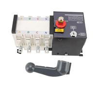 Fafeicy Commutateur de Transfert de Puissance 4P 63A, Double Commutateur de Conversion de Puissance Automatique pour la Gestion de L'alimentation du Bureau à Domicile