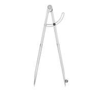 Fafeicy Compas de Menuiserie en Acier au Carbone, Aile de 400 Mm avec Porte-crayon et Pieds Plats Réglables pour Marquage du Cuir et du Bois