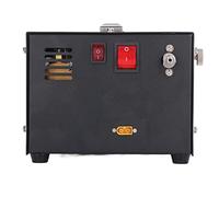 Fafeicy Compresseur D'Air PCP, Compresseur Haute Pression Portable sans Eau 4500 Psi 30 Mpa avec Affichage Numérique de la Température et Connecteur Rapide de 8 Mm, pour Fusils à Air