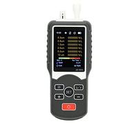 Fafeicy Compteur de Particules Professionnel, Vitesse de Test Rapide avec Grande Batterie de 2000 MAh, Enregistrement en Temps Réel, Moniteur de qualité de l'air de Haute Précision pour la