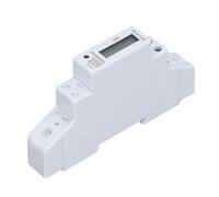Fafeicy Compteur D'énergie monophasé Digne Din Rail Metter 1P Volt Tester 5 (50) A 230V avec LCD Afficher les Indicateurs LED à 2 Couleurs pour la Mesure de Courant de Tension de