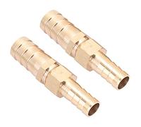 Fafeicy Connecteur de Réduction de Queue de Raccord cannelé de Tuyau en Laiton, Connexion Rapide, Matériau en Laiton Durable, Idéal pour les Systèmes de Carburant et les Tuyaux d'arrosage (10-12mm)