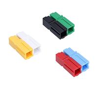 Fafeicy Connecteurs de Batterie Contacts 3 Paires 75A Terminaux en Laiton plaqué en Argent avec Coquilles en Polycarbonate pour L'alimentation Modulaire Projets électroniques de