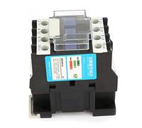 Fafeicy Contacteur CA CJX2-1210 12A 24-380V Contacts en Alliage de Tungstène argenté 6 Millions de Durée de Vie Mécanique pour la Distribution D'énergie et le Contrôle des Circuits (48VDC)
