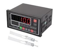 Fafeicy Contrôleur D'affichage de Pesage Transmetteur D'indicateur de Dosage Contrôle Intelligent avec Mode Manuel/automatique 4 Types de Matériaux 10 Formules Prédéfinies pour la