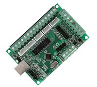 Fafeicy Contrôleur de Carte de Contrôle de Mouvement CNC à Interface USB, Carte de Dérivation CNC Anti-interférences Solide pour Logiciel , Conception Compacte 9,8 X 6 Cm pour un Contrôle de