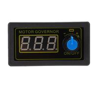 Fafeicy Contrôleur de Vitesse de Moteur Numérique PWM 5 V-30 V 150 W avec Encodeur Rotatif à Démarrage Progressif, Affichage du Cycle de Service Réglable pour Atelier et Bricolage (ZFX-MG)