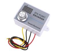 Fafeicy Contrôleur de Vitesse de Moteur Numérique PWM Module de Régulateur de Température 500 W avec Affichage Numérique Sortie Réglable en Temps Réel pour Ventilateurs, Chauffages, Outils (ZFX-P1007)