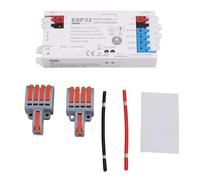Fafeicy Contrôleur LED 4 Canaux avec Micro, Contrôleur de Bande LED Numérique DC5-24V 15A pour WS2812B SK6812, Prise en Charge de L'application WLED et de la Synchronisation Musicale