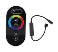 Fafeicy Contrôleur RF Dimmer, 6 Touches Full Touch Steplesslesless Wirelessrf Mini Interrupteur à Distance sans Fil pour le Compteur D'éclairage de Bande