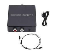 Fafeicy Convertisseur Audio Numérique vers Analogique SPDIF Coaxial Optique vers Interface AV Convertisseur Stéréo 3,5 Mm pour Téléviseurs Intelligents, Lecteurs DVD, Barres de Son,