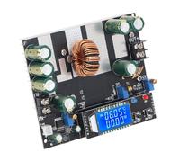 Fafeicy Convertisseur d'alimentation Automatique Boost, Matériau PCB, Régulateur de Tension Réglable avec Affichage LED pour Le Chargement Solaire et Les Applications de Batterie