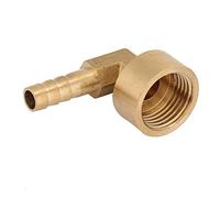 Fafeicy Coulage Barb du Coude en Laiton G1 / 2 pour Tuyau d'eau, Réglage de L'adaptateur en Laiton à Haute qualité pour Un Remplacement Simple, 1pc, pour Le Jardin de la Maison (4 Points en 8)