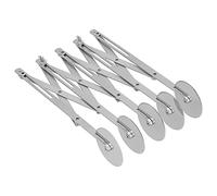 Fafeicy Coupe à Pizza à Rouleaux à Rouleaux à Multiples avec Rouleau Réglable, Découpe Sûre et Précise, Gain de Temps, en Acier Inoxydable pour Professionnel ou Amateur (sept Roues (Couteau à cinq