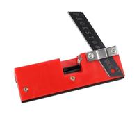 Fafeicy Coupe-bande de Chant, Outil de Chanfreinage en Acier Inoxydable avec Rainure R1.5 pour la Coupe de Placage PVC ABS, Outils de Travail du Bois à Poignée Ergonomique pour Bords