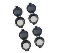 Fafeicy Couvercles de sécurité pour Boutons de Cuisinière 4 Pcs | Boutons de Cuisinière à Gaz à L’épreuve des Enfants pour la Protection de sécurité bébé Noir