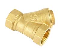 Fafeicy Crépine en Laiton BSPP, Séparateur D' D'eau Durable, Connecteur à Filetage Femelle, 1,6 MPa, adapté à un Usage Industriel et Domestique