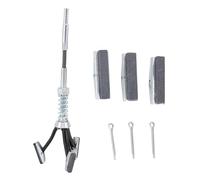 Fafeicy Cylindre Réglable Hone 220 Flexible Arbre à Arbre Deglazer Deglazer Moteur Cylindre Tooling avec des Pierres de 3 Pièces pour les Finitions Lisses
