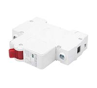 Fafeicy DC 250V Disjoncteur CC, 10A 1P MCB Solaire (10A) | Protecteur de système photovoltaïque, capacité de coupure 10kA, montage sur rail DIN C45mm, bobine d\'extinction d\'arc,
