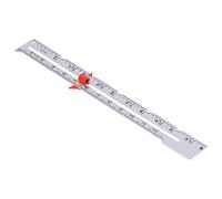 Fafeicy de Couture 15 Cm Outil de Mesure en Aluminium pour L'ourlet, le Tricot et L'artisanat - Marqueur de Glissement Précis pour L'allocation de Couture et les Boutonnières