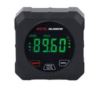 Fafeicy Détecteur d'angle Numérique avec Base Magnétique Améliorée, Grand écran LCD rétroéclairé pour le Travail du Bois et des Métaux, Jauge de Niveau de Rapporteur de Haute Précision, Résolution