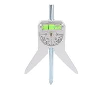 Fafeicy Détecteur de Centre de Tuyau, Rapporteur de Bulles à Cadran Réglable avec Base en Forme de Y de 4 Pouces avec échelle en Pouces et Table Tangente, pour Mesurer et Marquer les