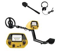 Fafeicy Détecteur de Métaux avec Bobine étanche de 7,9 Pouces et Modes | Détecteur de Trésor, Recherche de Pièces et Reliques, Tige Réglable, Construction en Métal, Prise Casque, Pelle Pliante