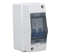 Fafeicy Disjoncteur DC MCB Interrupteur D'isolateur Solaire 40A 1000V DC 4000A capacité de Coupure avec Boîtier étanche IP65 pour Panneau Solaire de Système PV