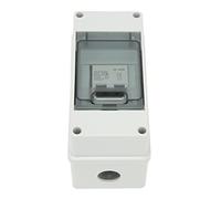 Fafeicy Disjoncteur Miniature 2P 40 A DC 1000 V Interrupteur de Déconnexion de Panneau Solaire étanche IP65 avec Couvercle Transparent pour Système Photovoltaïque Production D'énergie