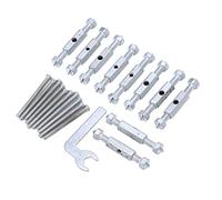 Fafeicy Dispositif de Réparation de Cassette, Outil en Acier allié pour Boîtes de Jonction de 118 Mm avec Tiges de Support et clé pour électriciens et Réparations de Bricolage (Tige de support en