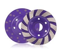 Fafeicy Disque de Meule de Segment de Diamant de 100 Mm 6 Trous pour Pierre de Granit de Marbre de Béton avec Trous D'air pour le Refroidissement et L'usure Réduite