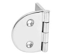Fafeicy Door Hinge, Mirror Polished Round Head 80x64x4.5mm | Construction en acier inoxydable, finition résistante à la corrosion, bords poncés lisses pour une installation domestique.