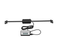 Fafeicy Échelle LCD à Lecture Numérique Linéaire 0-150 Mm Haute Précision pour Tour à Usage Industriel en Acier Inoxydable avec Résolution de 0,01 Mm Vitesse de Réponse de/S (0-300MM)