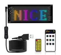 Fafeicy Écran LED Flexible pour Publicité Automobile, Résistant à L'Eau