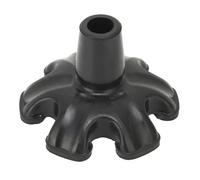 Fafeicy Embouts de canne en caoutchouc Embouts de canne trépied trépied de conception à 6 piliers en caoutchouc antidérapant