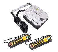 Fafeicy Émetteur-récepteur de Télécommande de Grue sans Fil, Moniteur D'alimentation LED 800 MHz, ABS Anti-interférence Puissant avec Câble en Cuivre Pur à 99,9%, Terminal en Forme de U (ABS2)