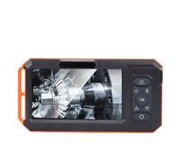 Fafeicy Endoscope à écran de 5 Pouces, Caméra D'inspection Industrielle 2MP HD 1080P, Objectif 8mm, Câble Semi-dur de 16,4 Pieds, Utilisation de Tuyaux de Drainage D'égout