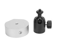 Fafeicy Ensemble D'adaptateurs de Montage pour Trépied Satellite, Rotule en Alliage D'aluminium pour Mini, Connexion Sécurisée avec Filetage 1/4"-20, Idéal pour Le Camping et Le (Adaptateur Argent)