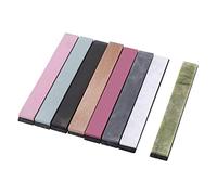 Fafeicy Ensemble de 8 Pierres à Aiguiser avec Pierre à Aiguiser, Affûteur de Couteaux 240 à 10 000 avec Base Antidérapante pour un Usage Domestique de Chef de Cuisine, Outil de Polissage de Meule